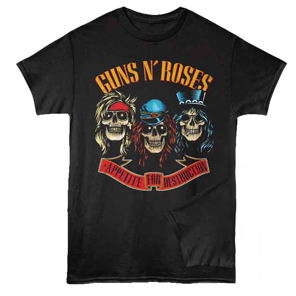 【予約商品】 GUNS N ROSES ガンズアンドローゼズ (デビュー 40周年 ) - Afd Tour / バックプリントあり / Tシャツ / メンズ
