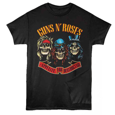 GUNS N ROSES ガンズアンドローゼズ (デビュー 40周年 ) - Afd Tour / バックプリントあり / Tシャツ / メンズ