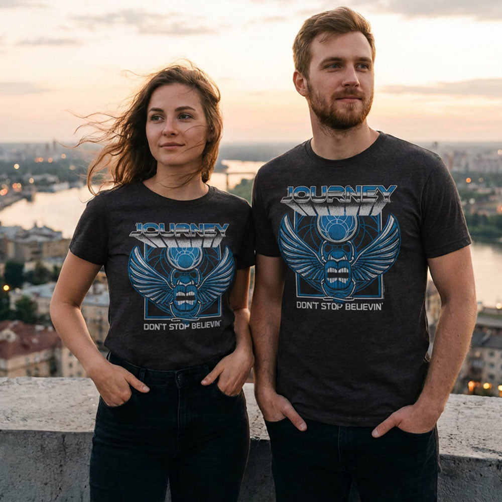 【予約商品】 JOURNEY ジャーニー (デビュー 50周年 ) - JOURNEY 3D TEXT SCARAB / Tシャツ / メンズ