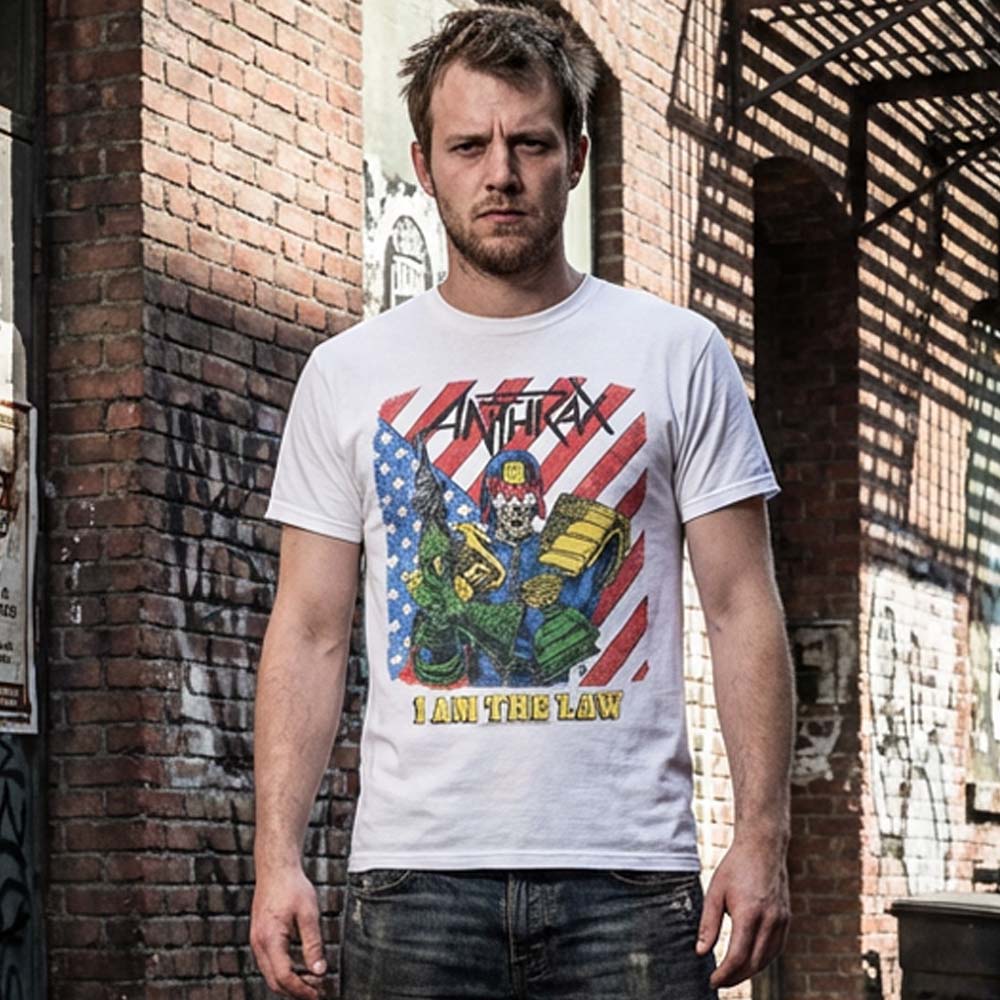 ANTHRAX (Arriving in Japan in April 2026) - I AM THE LAW / T-shirt / Men's