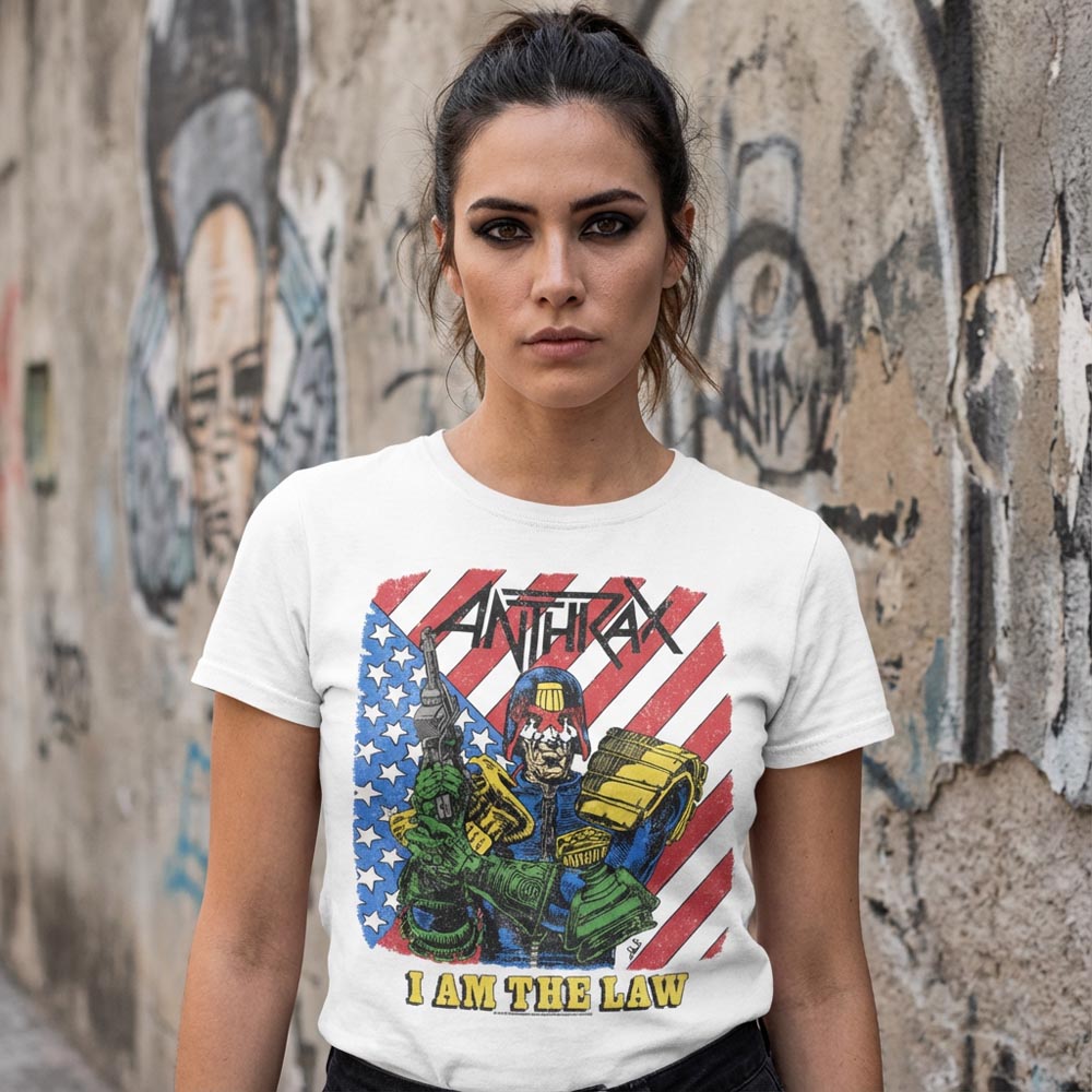 ANTHRAX (Arriving in Japan in April 2026) - I AM THE LAW / T-shirt / Men's