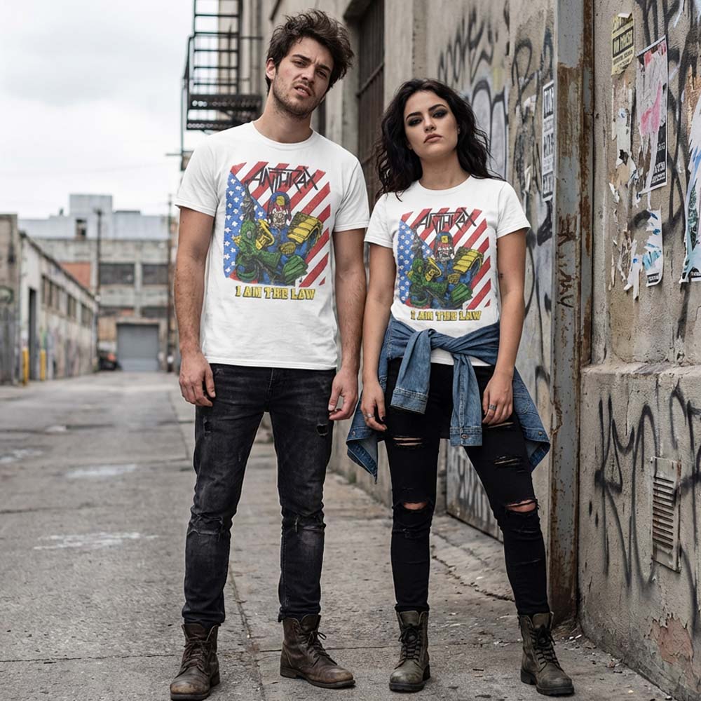 ANTHRAX (Arriving in Japan in April 2026) - I AM THE LAW / T-shirt / Men's