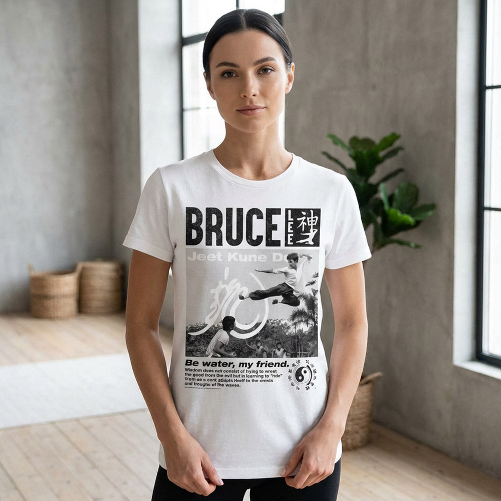 【予約商品】 BRUCE LEE ブルースリー (生誕 85年 ) - WISDOM / Tシャツ / メンズ