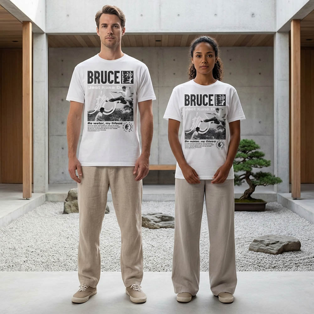 【予約商品】 BRUCE LEE ブルースリー (生誕 85年 ) - WISDOM / Tシャツ / メンズ