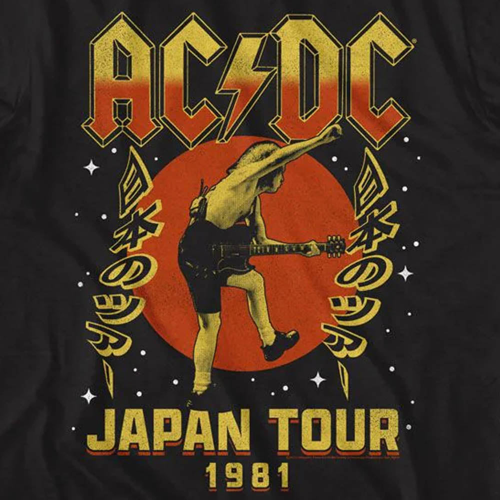 【予約商品】 AC/DC エーシーディーシー (来日 45周年 ) - JAPAN TOUR 1981 / Tシャツ / メンズ