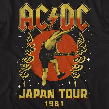 【予約商品】 AC/DC エーシーディーシー (来日 45周年 ) - JAPAN TOUR 1981 / Tシャツ / メンズ