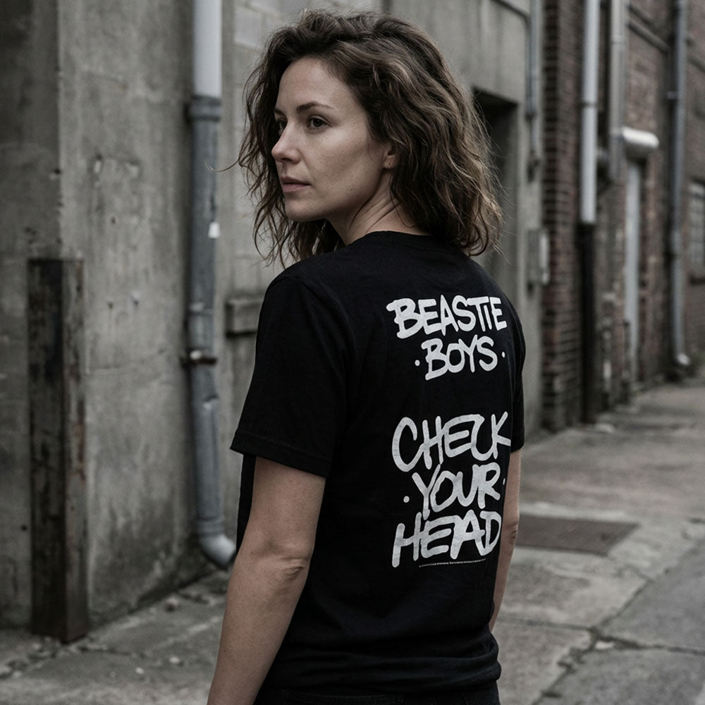 【予約商品】 BEASTIE BOYS ビースティボーイズ (結成 45周年 ) - CHECK YOUR HEAD / バックプリントあり / Tシャツ / メンズ