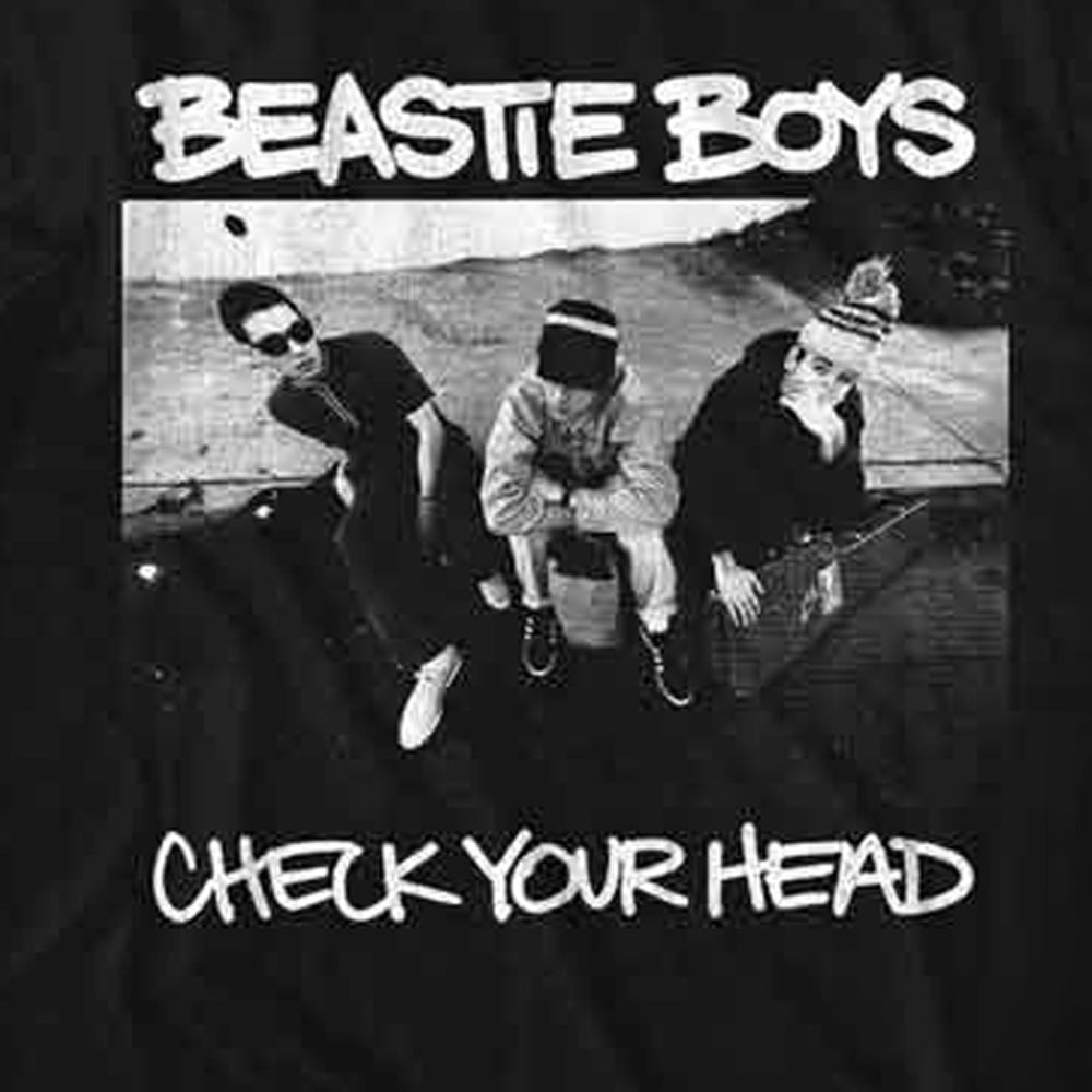 【予約商品】 BEASTIE BOYS ビースティボーイズ (結成 45周年 ) - CHECK YOUR HEAD / バックプリントあり / Tシャツ / メンズ