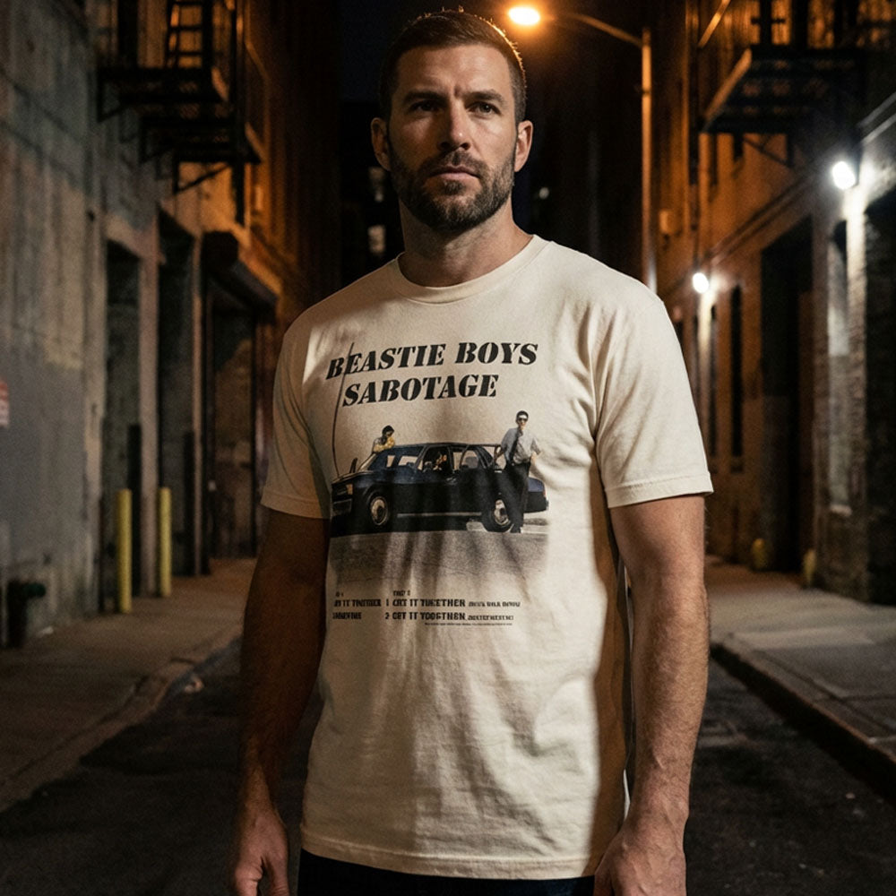 【予約商品】 BEASTIE BOYS ビースティボーイズ (結成 45周年 ) - SABOTAGE / Tシャツ / メンズ