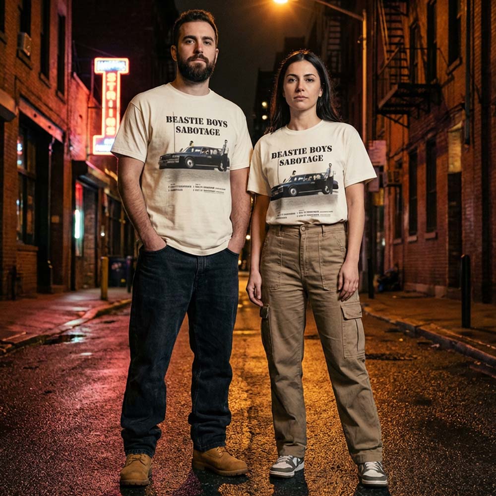 【予約商品】 BEASTIE BOYS ビースティボーイズ (結成 45周年 ) - SABOTAGE / Tシャツ / メンズ