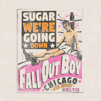 FALL OUT BOY フォールアウトボーイ (結成 25周年 ) - SUGAR WERE GOING DOWN LYRICS / Tシャツ / メンズ