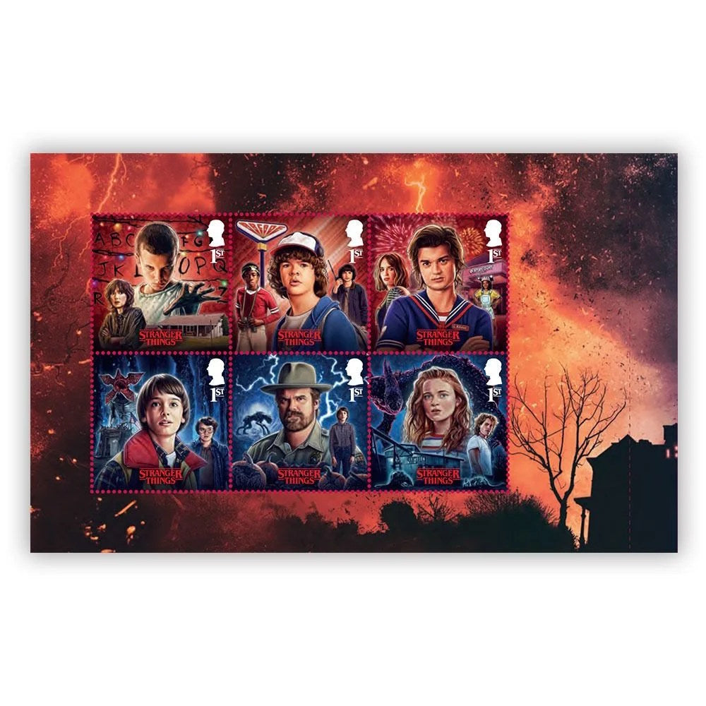 【予約商品】 STRANGER THINGS ストレンジャー・シングス - 限定公式 プレステージ・スタンプブック / 切手・レター品