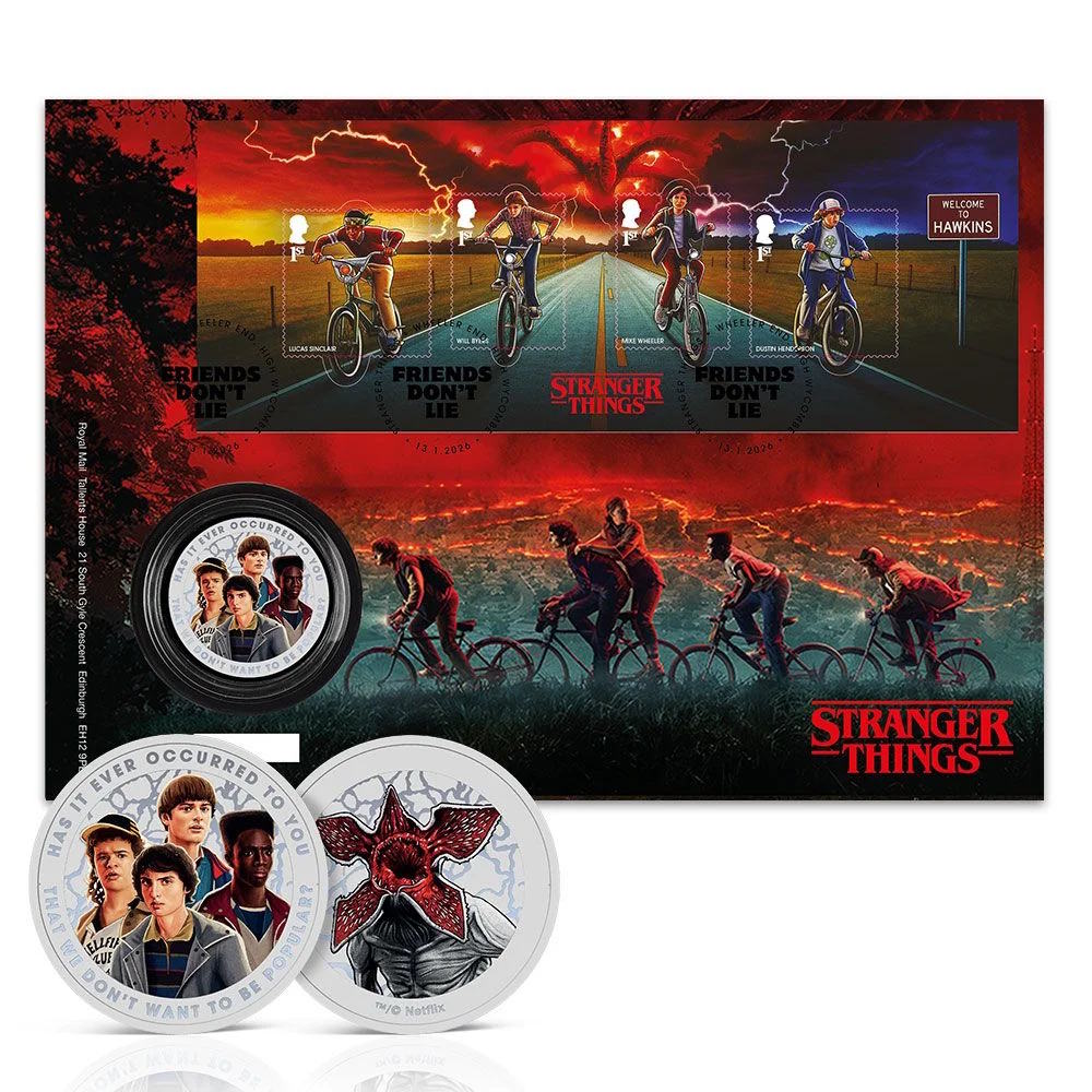 STRANGER THINGS - 限定公式 メダル付き ミニチュアシートカバー（限定5,000点）