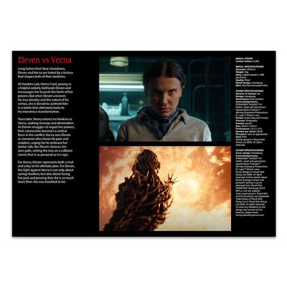 【予約商品】 STRANGER THINGS ストレンジャー・シングス - 限定公式 Eleven & Vecna メダルカバー（限定5,000点） / 切手・レター品