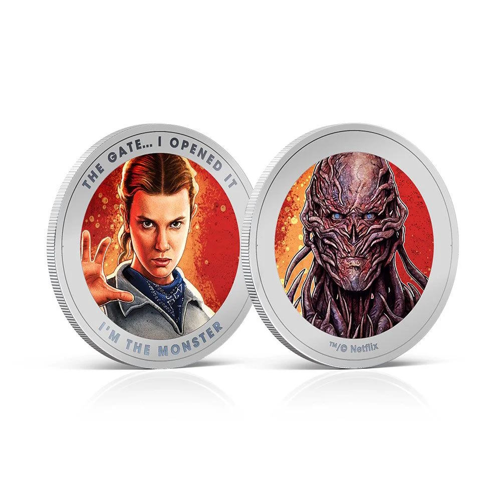 【予約商品】 STRANGER THINGS ストレンジャー・シングス - 限定公式 Eleven & Vecna メダルカバー（限定5,000点） / 切手・レター品