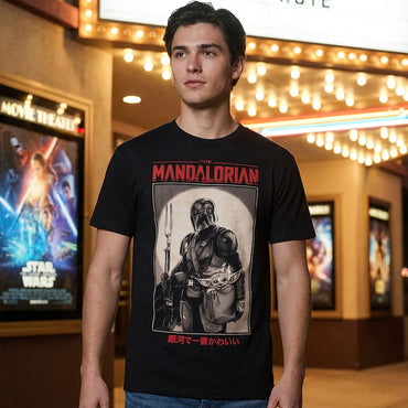 STAR WARS スターウォーズ (マンダロリアン・アンド・グローグー 5月22日 公開 ) - THE MANDALORIAN POSTER POSE / Tシャツ / メンズ