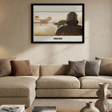 STAR WARS スターウォーズ (マンダロリアン・アンド・グローグー 5月22日 公開 ) - The Mandalorian Shoulder / インテリア額