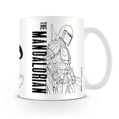 STAR WARS - (マンダロリアン・アンド・グローグー 5月22日 公開 ) - The Mandalorian Line Art