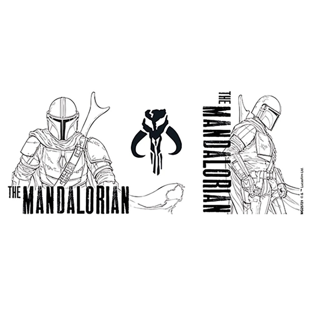 STAR WARS (The Mandalorian and Grogu released May 22nd) - The Mandalorian Line Art / Mug