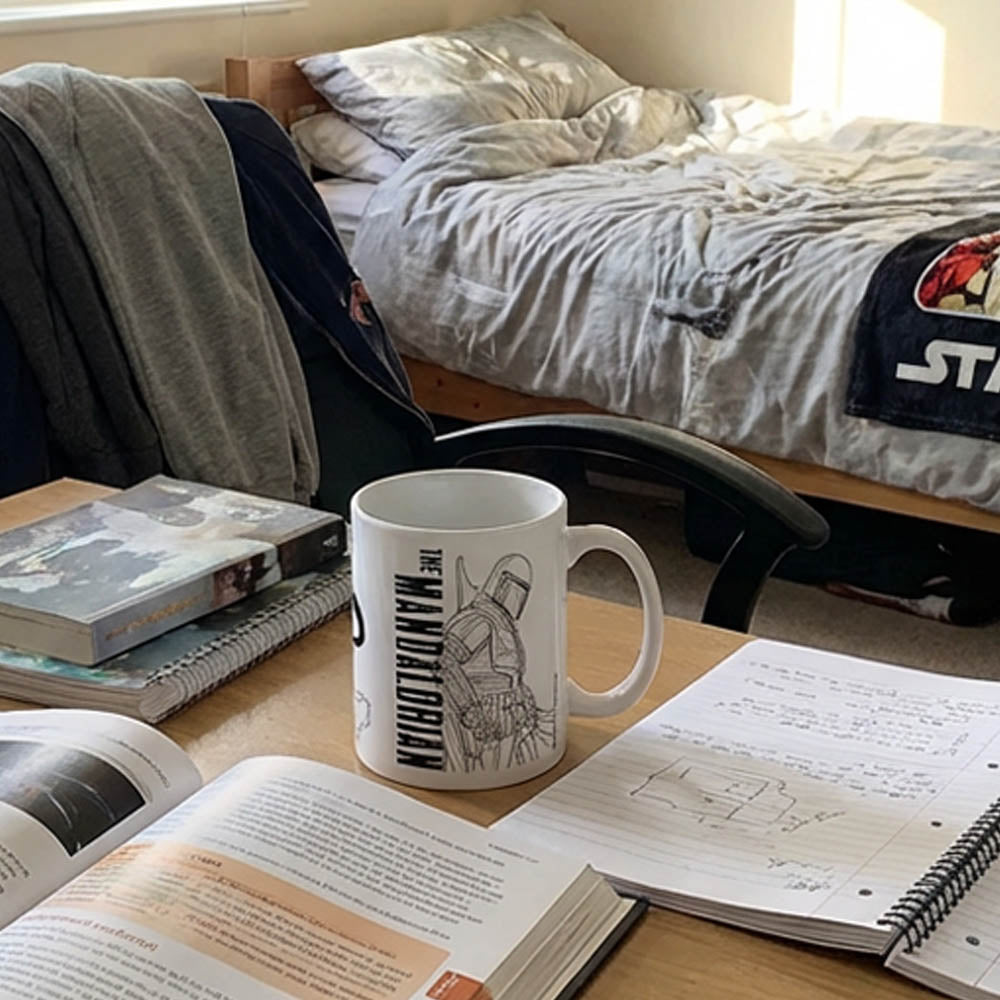 STAR WARS (The Mandalorian and Grogu released May 22nd) - The Mandalorian Line Art / Mug