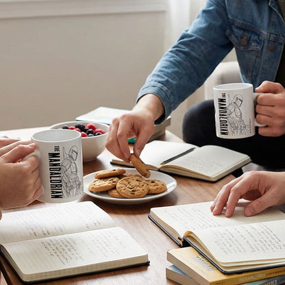 STAR WARS (The Mandalorian and Grogu released May 22nd) - The Mandalorian Line Art / Mug