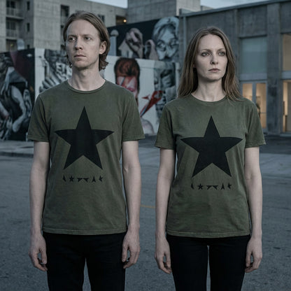 DAVID BOWIE (10th Anniversary of His Passing) - Blackstar / Stone Wash / T-shirt / Men's