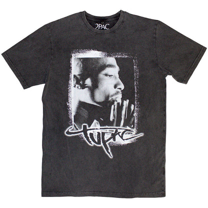 2PAC - (追悼30周年 ) - Spray Photo / Stone Wash