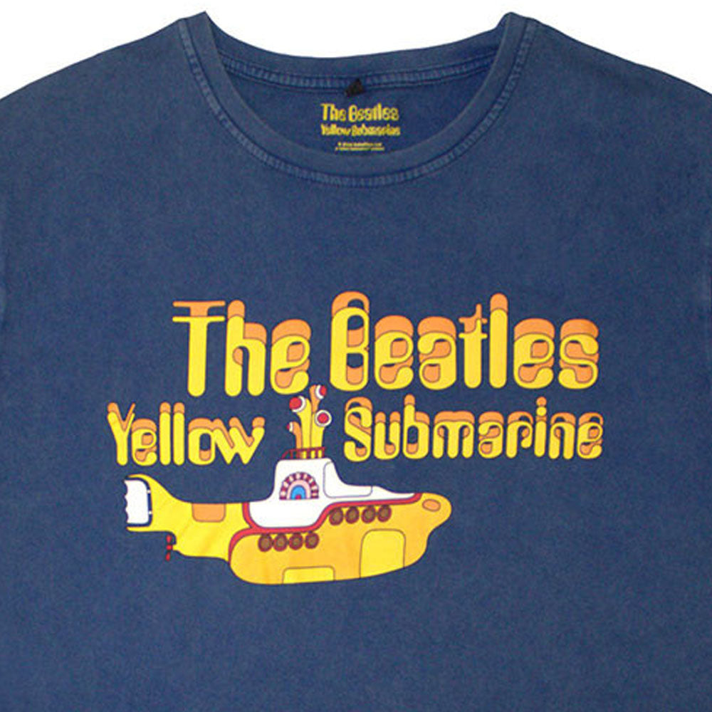 THE BEATLES (60th Anniversary of Their Japan Tour) - Logo & Sub / Stone Wash / Men's T-Shirt