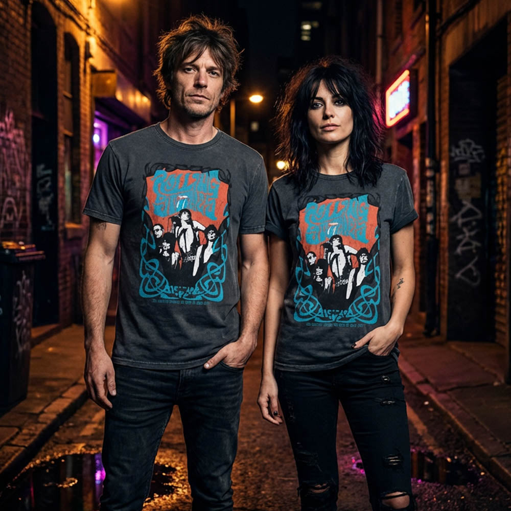 ROLLING STONES (Celebrating July New Release) - Psych Montage / Stone Wash / T-Shirt / Men's