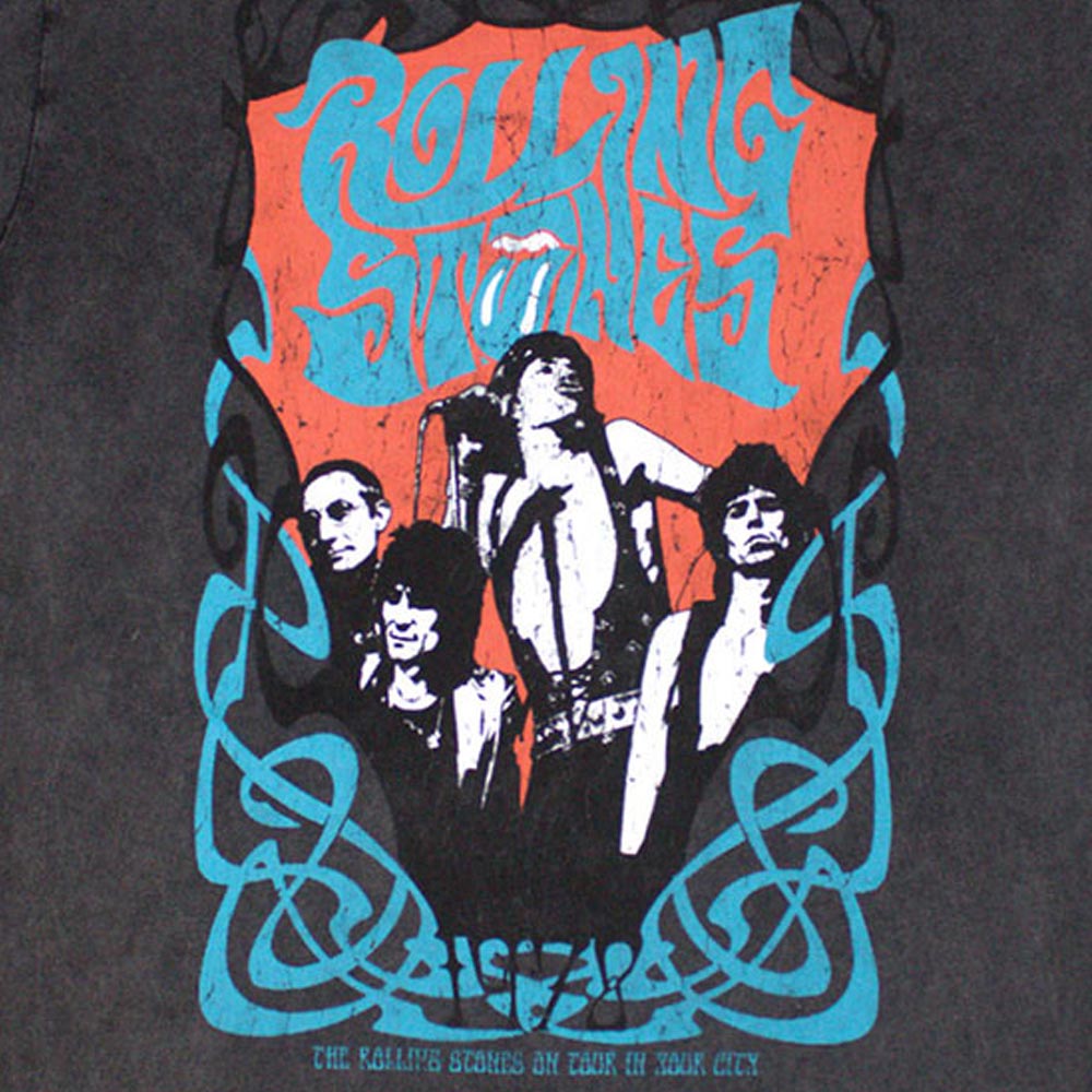 ROLLING STONES (Celebrating July New Release) - Psych Montage / Stone Wash / T-Shirt / Men's