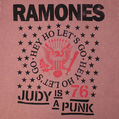 RAMONES (50th Anniversary) - Hey Ho Judy / Stone Wash / Men's T-Shirt
