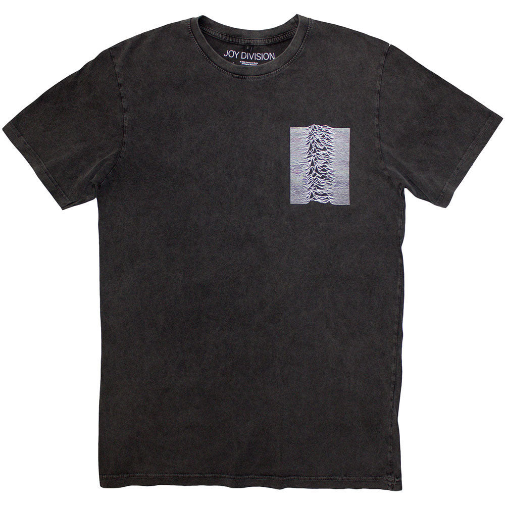 JOY DIVISION - Pulsar Pocket Wave / Stone Wash / Back Print / Men's T-Shirt