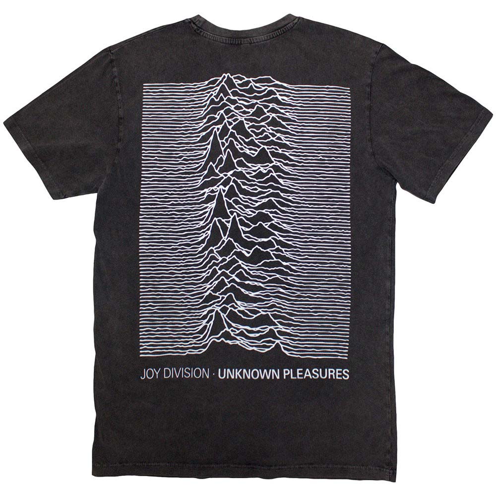 JOY DIVISION - Pulsar Pocket Wave / Stone Wash / Back Print / Men's T-Shirt
