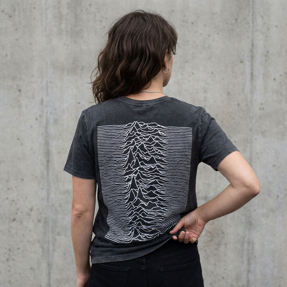 JOY DIVISION - Pulsar Pocket Wave / Stone Wash / Back Print / Men's T-Shirt