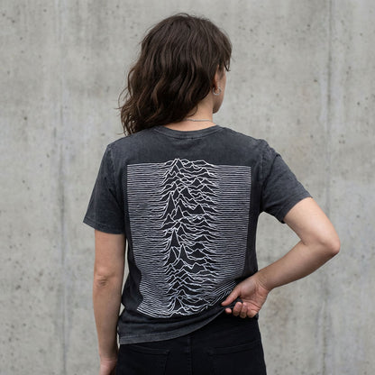 JOY DIVISION - Pulsar Pocket Wave / Stone Wash / Back Print / Men's T-Shirt