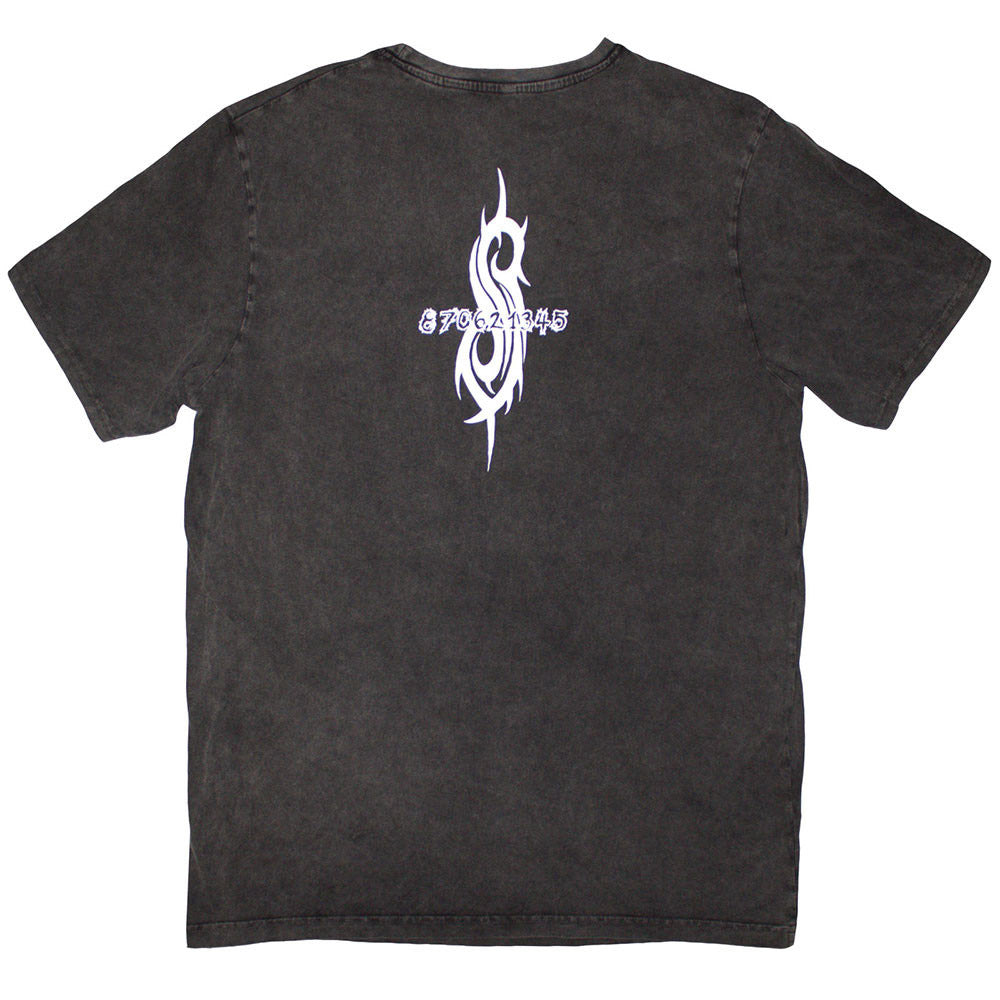 SLIPKNOT スリップノット - Album Splatter / Stone Wash / バックプリントあり / Tシャツ / メンズ