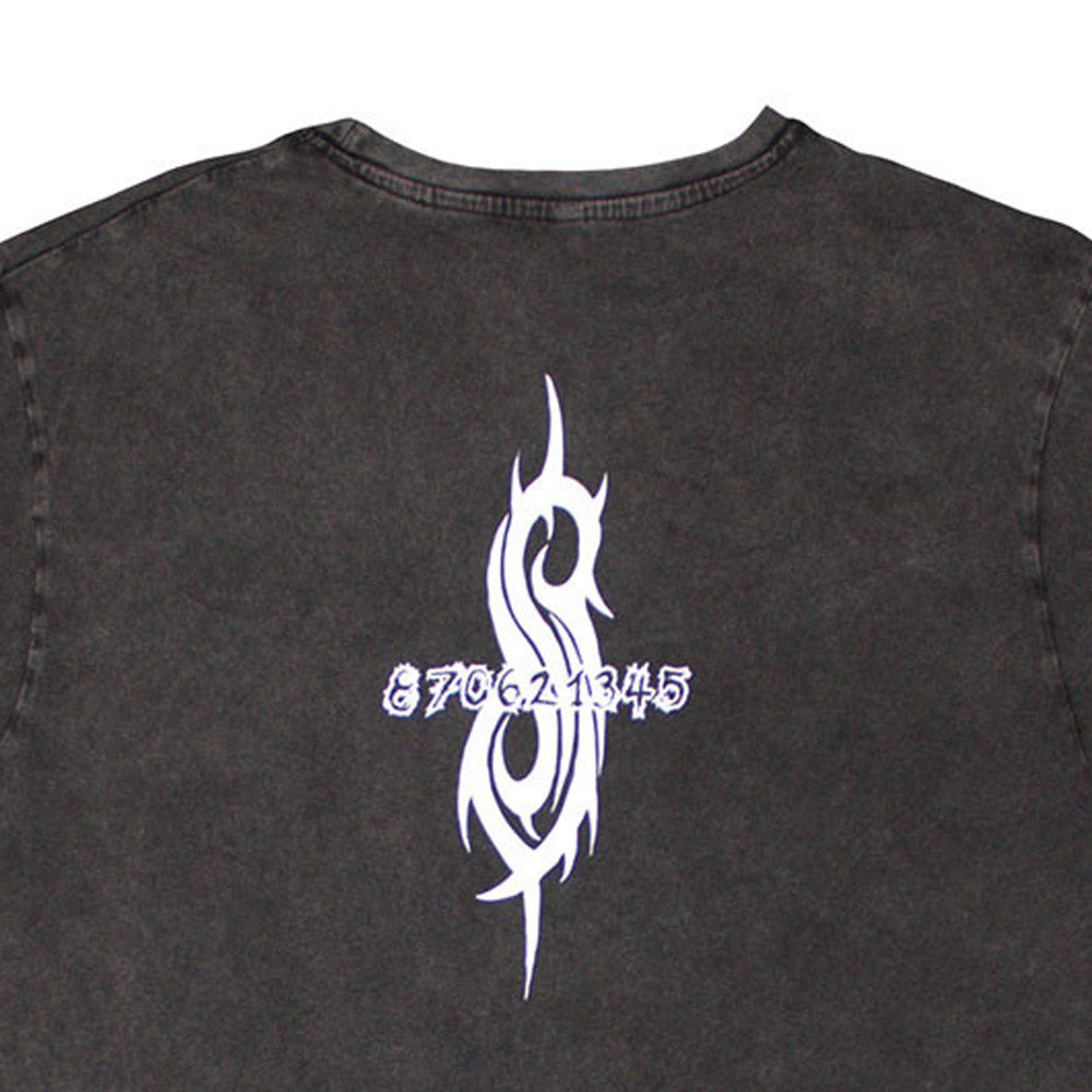 SLIPKNOT スリップノット - Album Splatter / Stone Wash / バックプリントあり / Tシャツ / メンズ