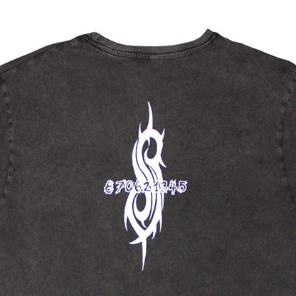 SLIPKNOT スリップノット - Album Splatter / Stone Wash / バックプリントあり / Tシャツ / メンズ