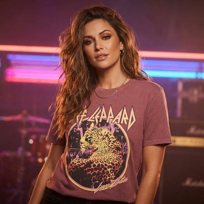 DEF LEPPARD デフレパード (デビュー 45周年 ) - Love Bites / Stone Wash / Tシャツ / メンズ