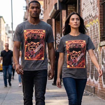 WU-TANG CLAN (35th Anniversary) - Amsterdam '23 / Stone Wash / Men's T-Shirt