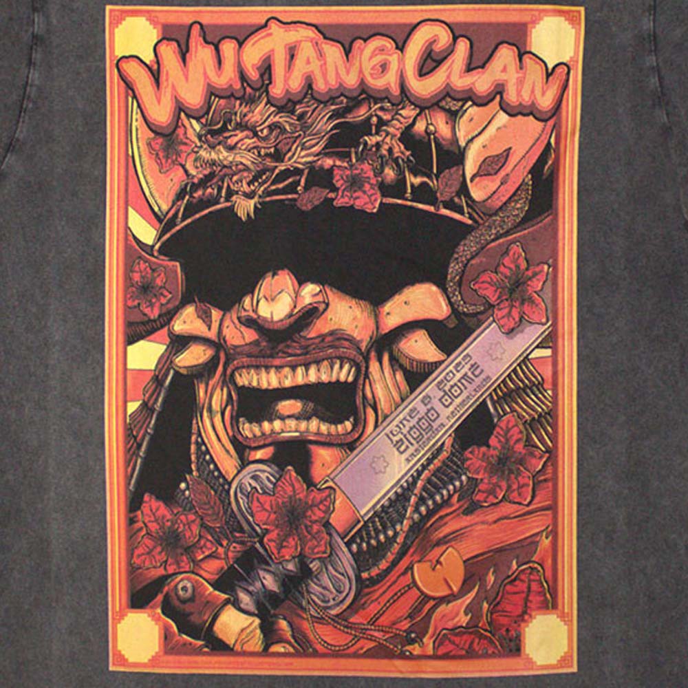 WU-TANG CLAN (35th Anniversary) - Amsterdam '23 / Stone Wash / Men's T-Shirt