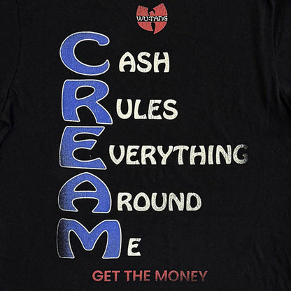 WU-TANG CLAN ウータンクラン (5月 来日 ) - C.R.E.A.M. / バックプリントあり / Tシャツ / メンズ