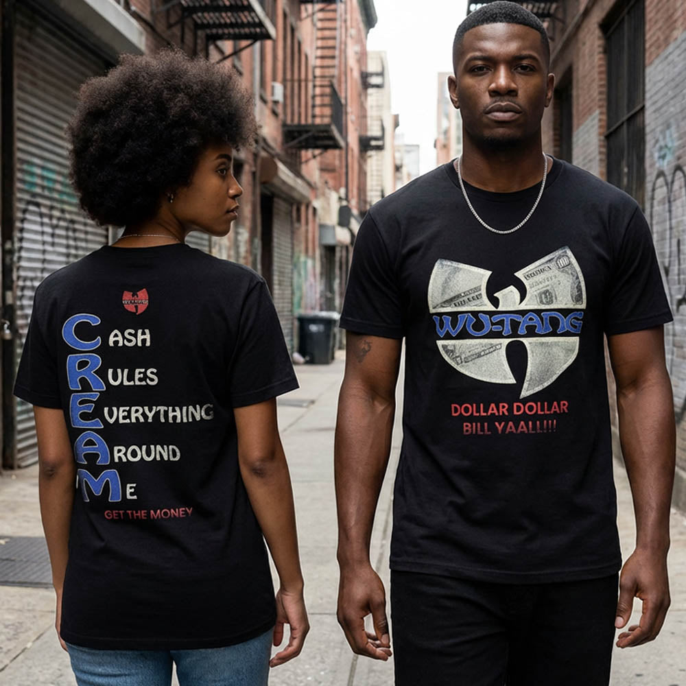 WU-TANG CLAN (35th Anniversary) - CREAM / Back Print / Men's T-Shirt