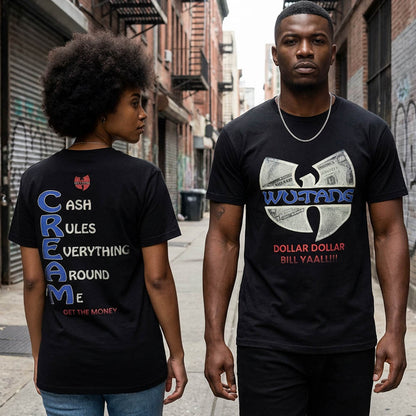 WU-TANG CLAN (35th Anniversary) - CREAM / Back Print / Men's T-Shirt