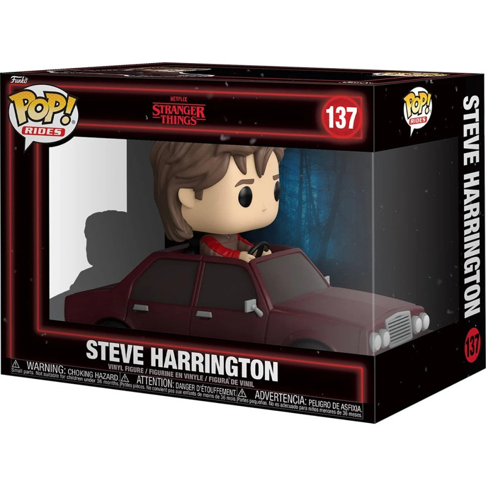 【予約商品】 STRANGER THINGS ストレンジャー・シングス (シーズン5 配信 記念 ) - Season 5 Steve Harrington in Car Funko Pop! Ride #137 / フィギュア・人形