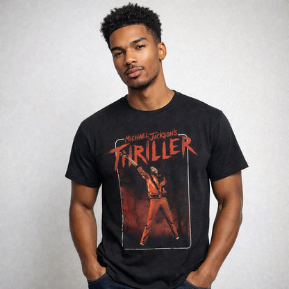 MICHAEL JACKSON (2026 Movie Release) - Thriller White Red Suit / T-Shirt / Men's