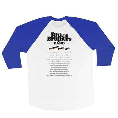 BLUES BROTHERS (45th Anniversary) - 1980 Tour Reissue / Long Sleeve / Raglan 3/4 Sleeve / Back Print / Limited Edition / Men's T-Shirt