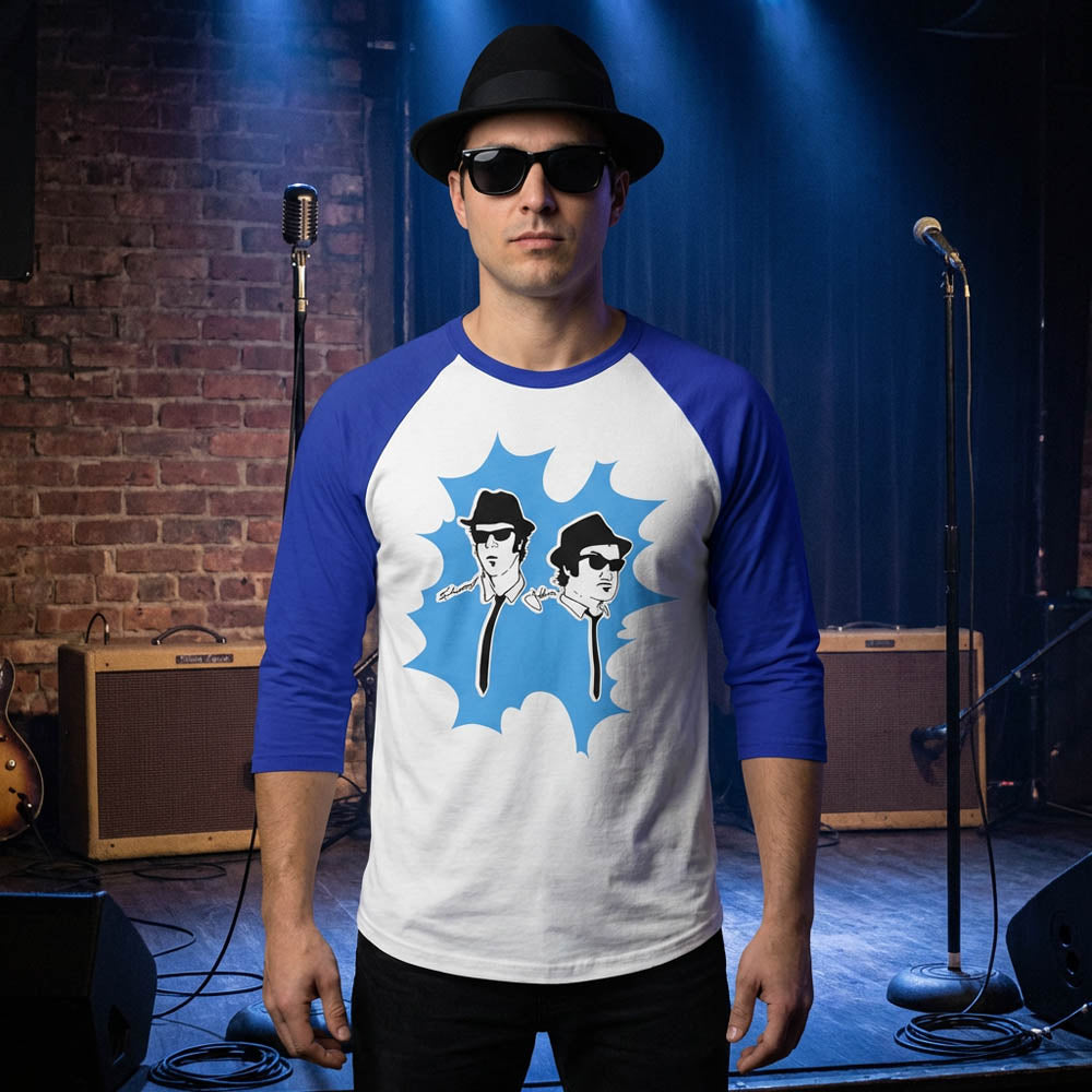 BLUES BROTHERS (45th Anniversary) - 1980 Tour Reissue / Long Sleeve / Raglan 3/4 Sleeve / Back Print / Limited Edition / Men's T-Shirt