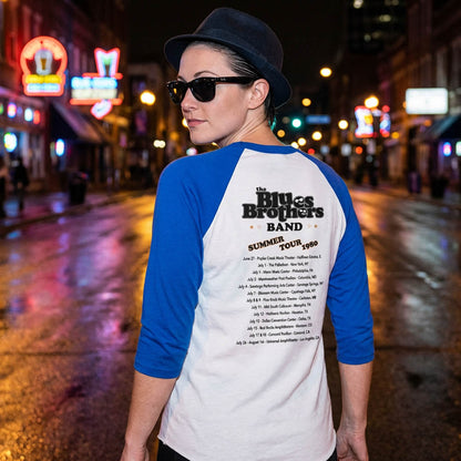 BLUES BROTHERS (45th Anniversary) - 1980 Tour Reissue / Long Sleeve / Raglan 3/4 Sleeve / Back Print / Limited Edition / Men's T-Shirt