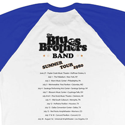 BLUES BROTHERS (45th Anniversary) - 1980 Tour Reissue / Long Sleeve / Raglan 3/4 Sleeve / Back Print / Limited Edition / Men's T-Shirt